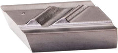 Kennametal - NPL508, KCU25 Grade Carbide Profiling Insert - AlTiN Finish, 55° Incl Angle, Parallelogram, 0.4566" Side Length, 1/8" Thick, 0.2mm Corner Radius - USA Tool & Supply