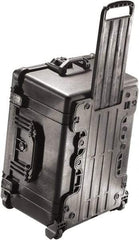 Pelican Products, Inc. - 19-37/64" Wide x 13-29/32" High, Clamshell Hard Case - Black, Polypropylene - USA Tool & Supply