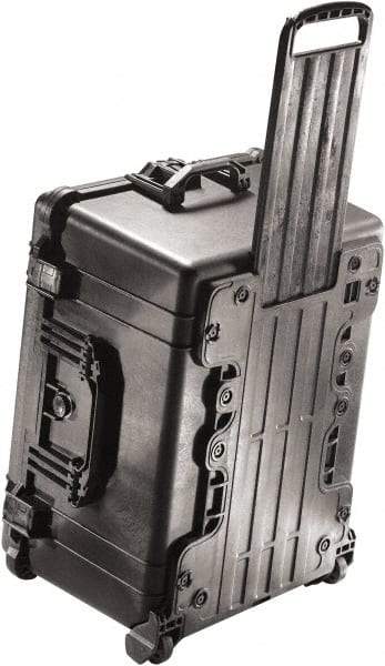 Pelican Products, Inc. - 19-11/16" Wide x 11-7/8" High, Clamshell Hard Case - Black, Polypropylene - USA Tool & Supply