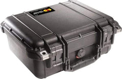Pelican Products, Inc. - 11-5/8" Wide x 6" High, Clamshell Hard Case - Black, Polypropylene - USA Tool & Supply