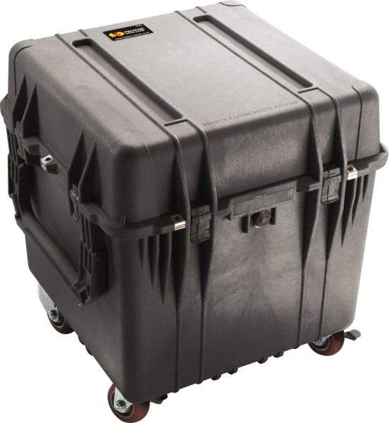 Pelican Products, Inc. - 22-7/16" Wide x 21-1/4" High, Cube Case - Black, Polypropylene - USA Tool & Supply