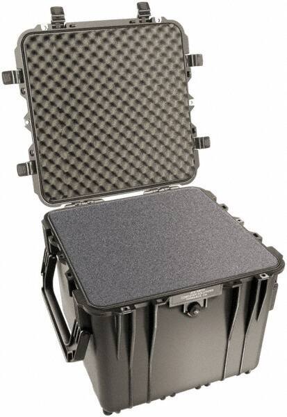 Pelican Products, Inc. - 20-1/2" Wide x 19-1/4" High, Cube Case - Black, Polypropylene - USA Tool & Supply