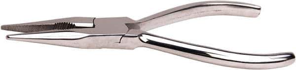 Aven - 6" OAL, 1-1/2" Jaw Length x 1-1/2" Jaw Width, Long Nose Multipurpose Pliers - Serrated Jaw, Crimper, Cutter & Stripper Head, Stainless Steel Handles - USA Tool & Supply