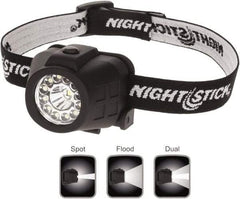 Bayco - LED Bulb, Hands-free Flashlight - Black Polycarbonate Body, AAA Batteries - USA Tool & Supply
