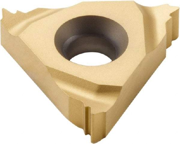 Seco - 16NL Internal Left Hand 11 Whitworth Laydown Threading Insert - Grade CP500, TiAlN/TiN Coated Carbide, 9.53mm Inscribed Circle - USA Tool & Supply