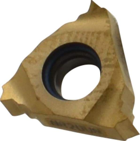 Seco - 11NR Internal Right Hand 20 UN Laydown Threading Insert - Grade CP500, TiAlN/TiN Coated Carbide - USA Tool & Supply