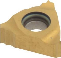 Seco - 11NR Internal Right Hand 32 UN Laydown Threading Insert - Grade CP500, TiAlN/TiN Coated Carbide - USA Tool & Supply