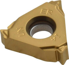 Seco - 16ER External Right Hand 14 UN Laydown Threading Insert - Grade CP500, TiAlN/TiN Coated Carbide - USA Tool & Supply