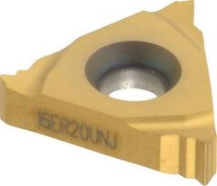 Seco - 16ER External Right Hand 20 UNJ Laydown Threading Insert - Grade CP500, TiAlN/TiN Coated Carbide - USA Tool & Supply