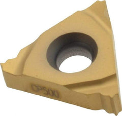 Seco - 16ER External Right Hand 32 UN Laydown Threading Insert - Grade CP500, TiAlN/TiN Coated Carbide - USA Tool & Supply