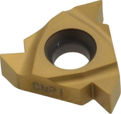 Seco - 16ER External Right Hand 8 NPT Laydown Threading Insert - Grade CP500, TiAlN/TiN Coated Carbide - USA Tool & Supply