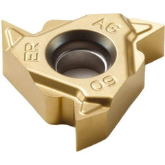 Seco - 16ER External Right Hand 48-8 Partial Profile 60° Laydown Threading Insert - Grade CP500, TiAlN/TiN Coated Carbide - USA Tool & Supply