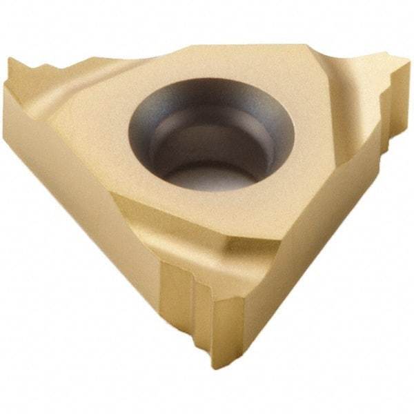 Seco - 16NL Internal Left Hand 28 UN Laydown Threading Insert - Grade CP500, TiAlN/TiN Coated Carbide - USA Tool & Supply