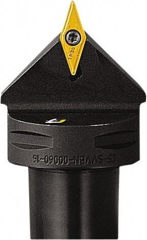 Seco - Neutral Cut, Size C6, VB/C.. 1604.. Insert Compatiblity, External Modular Turning & Profiling Cutting Unit Head - 0.6mm Ctr to Cutting Edge, 65mm Head Length, Series Seco-Capto - USA Tool & Supply
