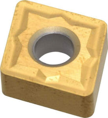 Seco - CNMG433 MR3 Grade CP500 Carbide Turning Insert - TiAlN/TiN Finish, 80° Diamond, 1/2" Inscr Circle, 3/16" Thick, 3/64" Corner Radius - USA Tool & Supply