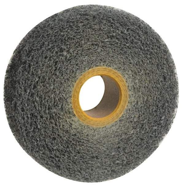 Norton - 6" Diam, 4" Face Width, 1" Center Hole, Medium Grade, Silicon Carbide Deburring Wheel - Convolute, Medium Density 4 Grade, 3,000 RPM - USA Tool & Supply