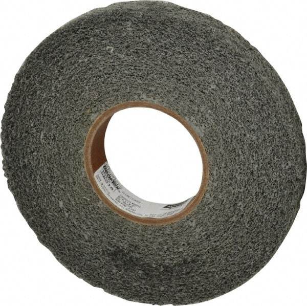 Norton - 8" Diam, 1" Face Width, 3" Center Hole, Medium Grade, Silicon Carbide Deburring Wheel - Convolute, Medium Density 4 Grade, 2,500 RPM - USA Tool & Supply