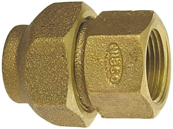 NIBCO - 1/2" Cast Copper Pipe Flared Adapter - FL x F - USA Tool & Supply
