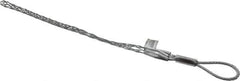 Woodhead Electrical - Flexible Eye, Closed Mesh, Steel Wire Pulling Grip - 14-3/4" Mesh, 3/4 to 0.99" Cable Diam - USA Tool & Supply