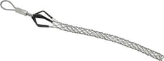 Woodhead Electrical - Flexible Eye, Closed Mesh, Steel Wire Pulling Grip - 7" Mesh, 0.37 to 0.49" Cable Diam - USA Tool & Supply