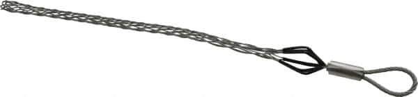 Woodhead Electrical - Flexible Eye, Closed Mesh, Steel Wire Pulling Grip - 10" Mesh, 3/4 to 0.99" Cable Diam - USA Tool & Supply