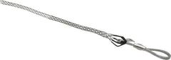 Woodhead Electrical - Flexible Eye, Closed Mesh, Steel Wire Pulling Grip - 14" Mesh, 1/2 to 0.74" Cable Diam - USA Tool & Supply