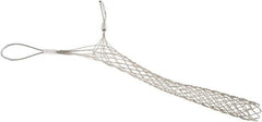 Woodhead Electrical - Double Eye, Closed Mesh, Bronze Wire Pulling Grip - 22" Mesh, 2 to 2.49" Cable Diam - USA Tool & Supply