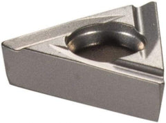 Komet - TOHX06T102 G12 Grade CK32 Cermet Boring Insert - Uncoated, 60° Triangle, 8° Relief Angle, 4mm Inscr Circle, 1.8mm Thick, 0.2mm Corner Radius - USA Tool & Supply