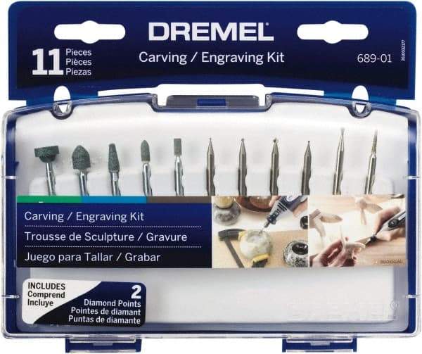 Dremel - Stainless Steel Etcher & Engraver Accessory Kit - For Use with Rotary Tools - USA Tool & Supply