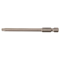 Security Torx Power Bit T30s × 90mm. 5 Bit Pack. - USA Tool & Supply