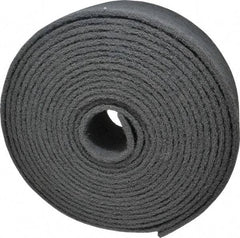 Norton - 30' Long x 4" Wide Nonwoven Roll - Very Fine Grade, Gray, Silicon Carbide - USA Tool & Supply