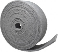 Norton - 30' Long x 4" Wide Nonwoven Roll - Very Fine Grade, Gray, Silicon Carbide - USA Tool & Supply
