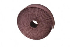 Norton - 30' Long x 4" Wide Nonwoven Roll - Very Fine Grade, Purple, Aluminum Oxide - USA Tool & Supply