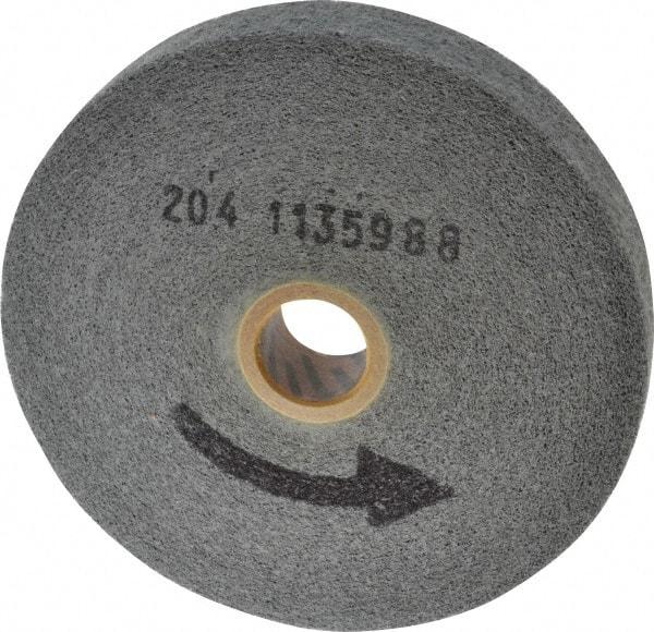Norton - 6" Diam, 1" Face Width, 1" Center Hole, Very Fine Grade, Silicon Carbide Deburring Wheel - Convolute, Medium Density 6 Grade, 4,500 RPM - USA Tool & Supply