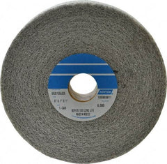 Norton - 6" Diam, 1" Face Width, 1" Center Hole, Medium Grade, Aluminum Oxide Deburring Wheel - Convolute, Medium Density 6 Grade, 4,500 RPM - USA Tool & Supply