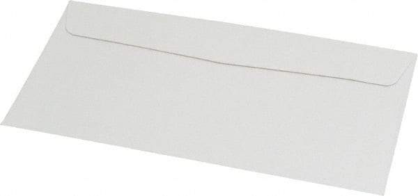 UNIVERSAL - 6-1/2" Long x 3-5/8" Wide Gummed Flap Plain White Envelope - 24 Lb Paper Weight - USA Tool & Supply