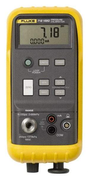 Fluke - 24 mA, Calibrator - 30 psi, 3 Year Warranty - USA Tool & Supply