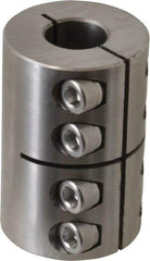 Climax Metal Products - 3/4" Inside x 1-1/2" Outside Diam, One Piece Split Clamping Collar - 2-1/4" Long - USA Tool & Supply