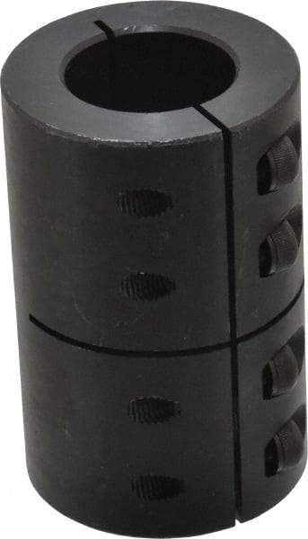 Climax Metal Products - 30mm Inside x 53mm Outside Diam, Metric One Piece Clamping Rigid Coupling - 83mm Long - USA Tool & Supply