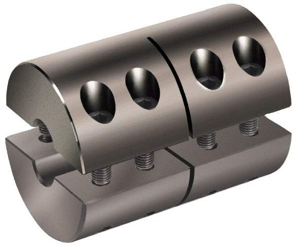 Climax Metal Products - 1" Inside x 3-1/4" Outside Diam, Machinable Rigid Coupling - No Keyway - 4-7/8" Long - USA Tool & Supply