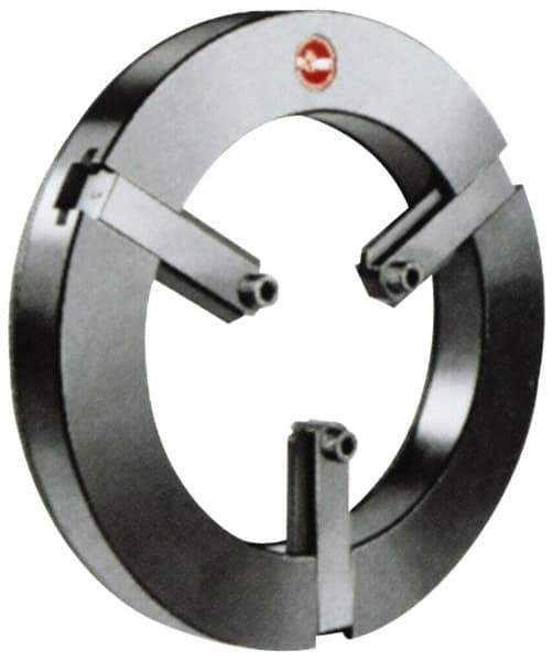 Rohm - Lathe Chuck Jaw Cutting Attachment - 250mm Chuck Diam Compatible, 244mm OD, 13mm Screw, M8 Thread - USA Tool & Supply