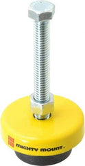 Gibraltar - 3/8-16 Bolt Thread, 1" High Leveling Mount - 300 Max Lb Capacity, 2" Base Diam - USA Tool & Supply