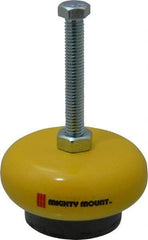 Gibraltar - 3/8-16 Bolt Thread, 1-1/2" High Leveling Mount - 300 Max Lb Capacity, 3" Base Diam - USA Tool & Supply