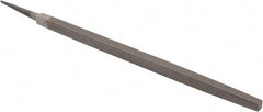 Value Collection - 14" Long, Second Cut, Square American-Pattern File - Double Cut, Tang - USA Tool & Supply