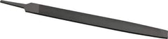 Value Collection - 12" Long, Smooth Cut, Mill American-Pattern File - Single Cut, 7/32" Overall Thickness, Tang - USA Tool & Supply