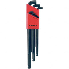 Bondhus - Hex Key Sets Tool Type: Ball End Handle Type: L-Key Long Arm - USA Tool & Supply