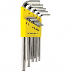 Bondhus - Hex Key Sets Tool Type: Hex Handle Type: L-Key Long Arm - USA Tool & Supply