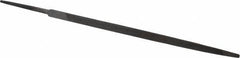 Value Collection - 6" Long, Taper American-Pattern File - Single Cut, Tang - USA Tool & Supply