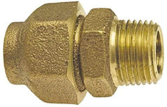NIBCO - 1-1/2" Cast Copper Pipe Flared Adapter - FL x M - USA Tool & Supply
