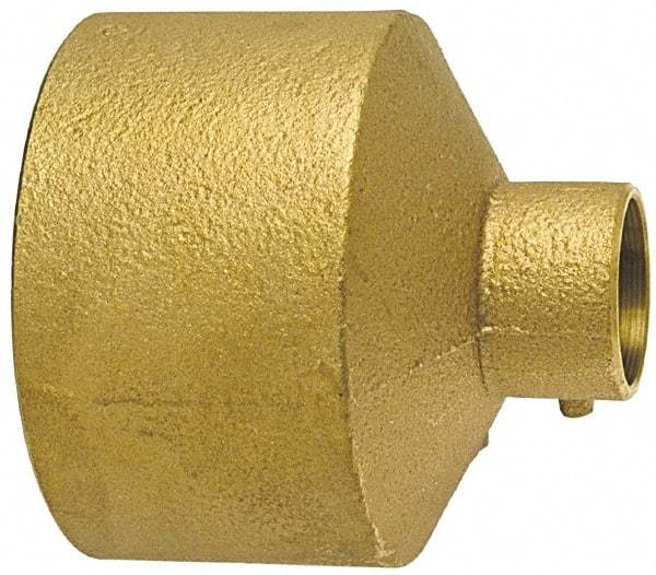 NIBCO - 3 x 1-1/4" Cast Copper Pipe Reducer Coupling - C x C, Pressure Fitting - USA Tool & Supply